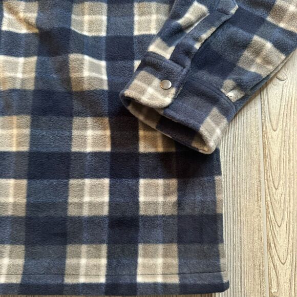 Colosseum Xavier Musketeers Logo Fleece Snap Jacket Men’s XXL Blue Shacket NWT - Picture 5 of 11